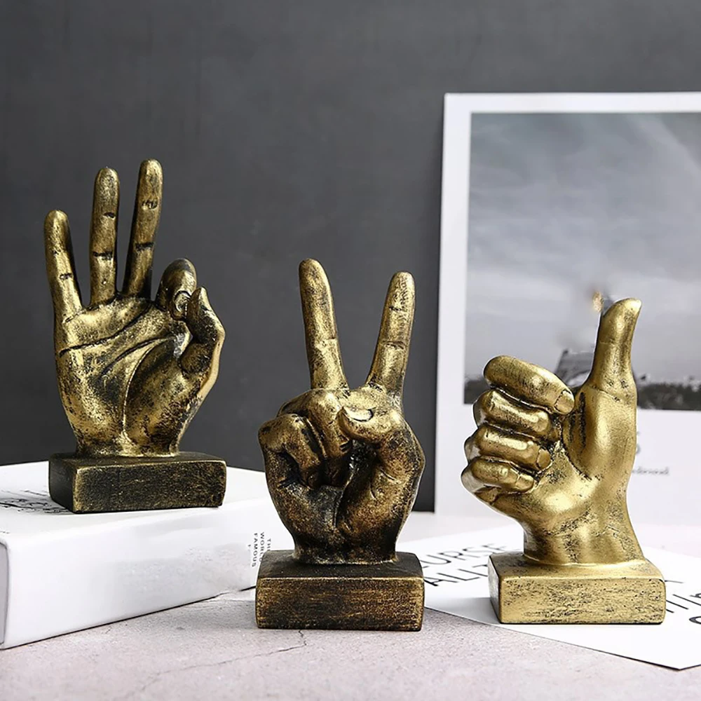 Gesture Model Decoration Room Decoration  Bedroom Office Decor Hand Made and Realistic in Shape Aesthetic Personality