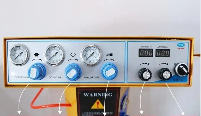 Popul Spraying Equipment Portable Powder Paint Experiment System Electrostatic Coating Machine Powder Coating Manual/Automatic