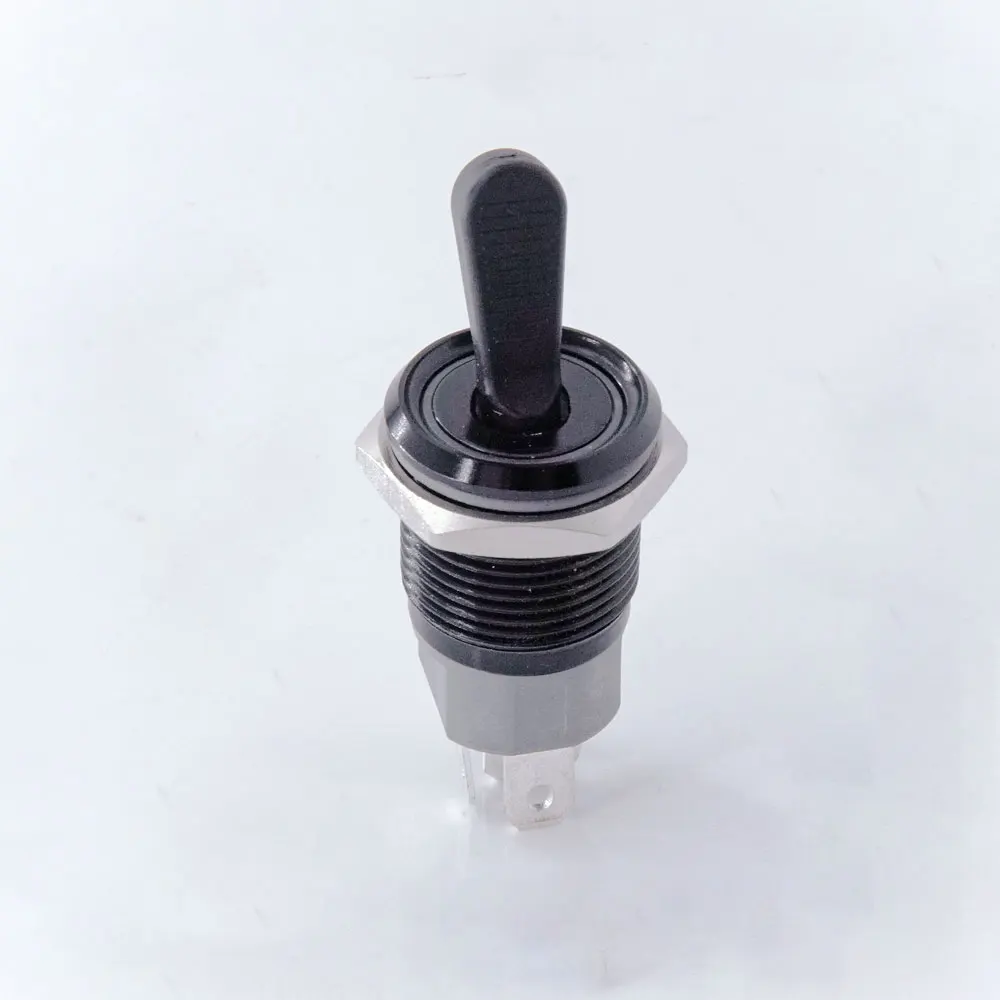 16mm metalowe przełącznik dwupozycyjny na wyłączenie 10A samozamykające zatrzask dioda LED dużej mocy lekki wodoodporny płaski okrągły 3v 6v 12v 24v 110v 220v ip65 — zdjęcie 6