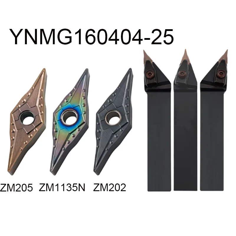 10PCS YNMG160404 YNMG160404-25 Indexable CNC Lathe Tools Carbide Turning Insert For steel Stainless steel DYJNR DYJNL DYVNN