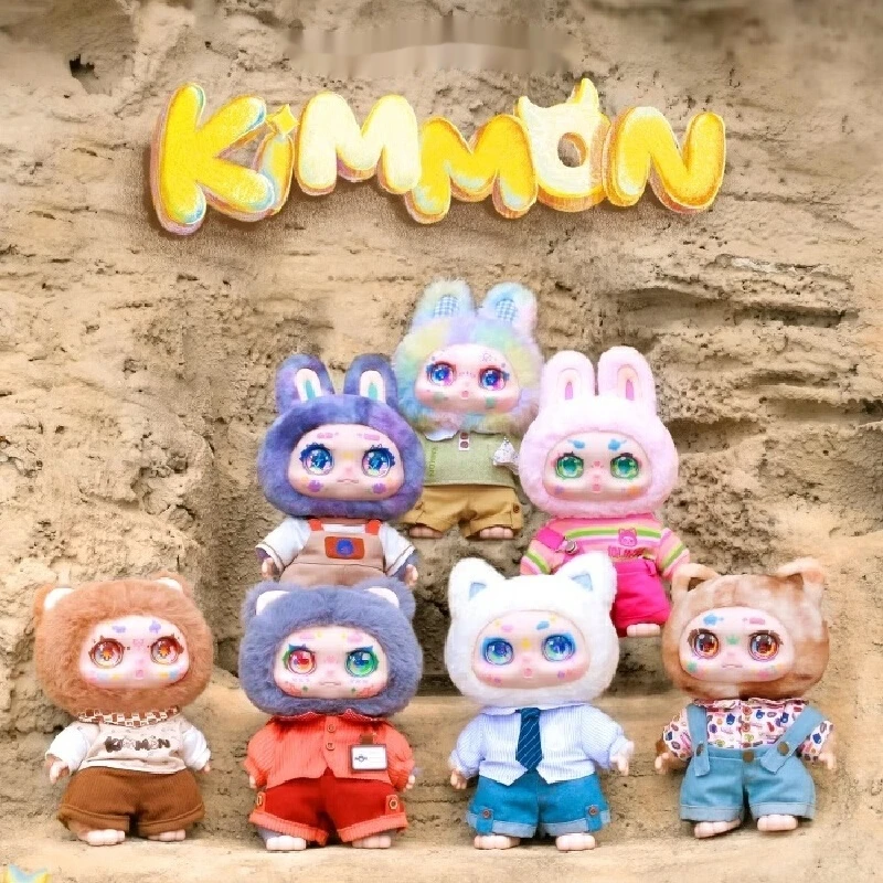 

Mimonplus Биологический Mimon Большой Кимон V10 Виниловая глухая коробка Kawaii Коллекция Настольный орнамент Мягкая кукла Фигурка Девушка Подарок