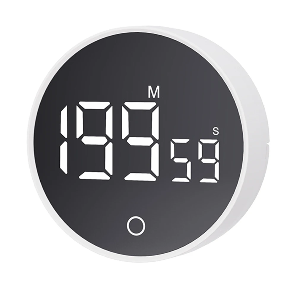 Magnetic Electronic Digital Timer Large LED Display Mechanical Remind Alarm Countdown Countup Timer for Cooking Working Studying