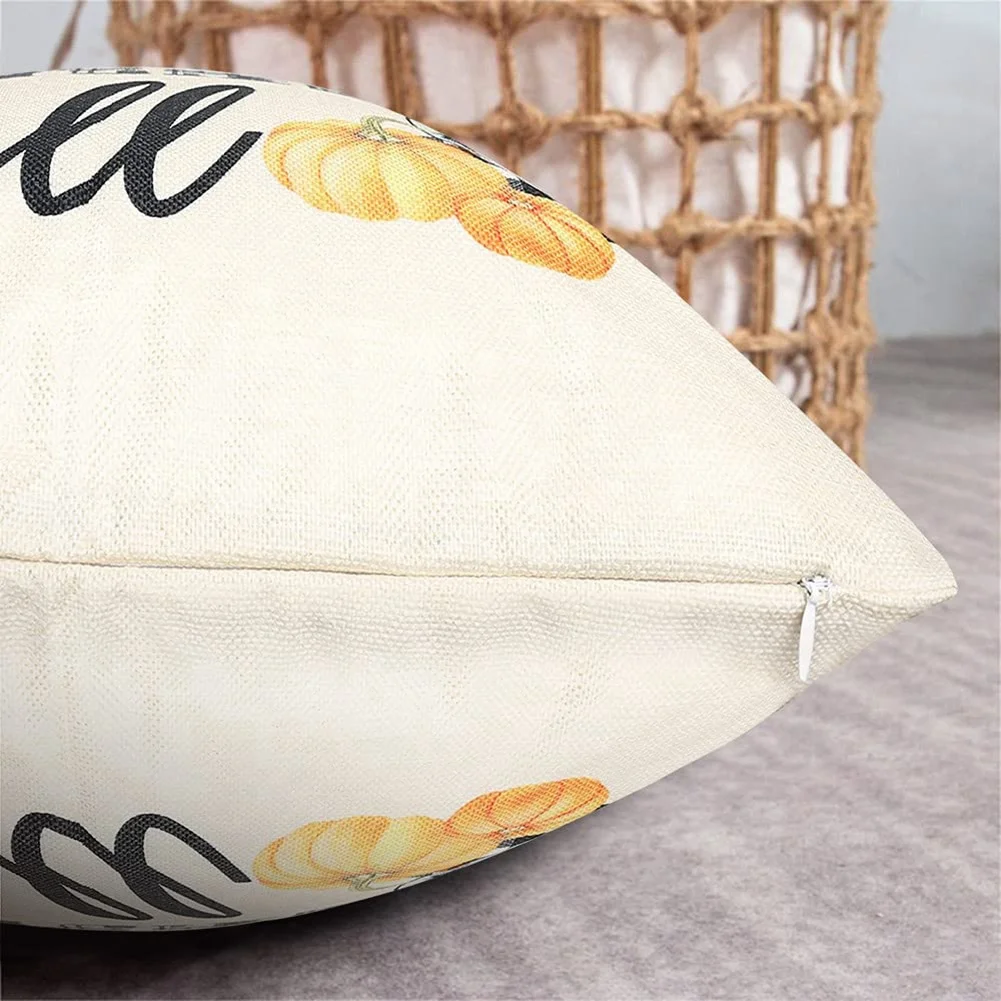 Eas-queda capas de almofada decorativas 18x18, almofadas lance casos de almofada de outono para sofá ao ar livre fazenda decoração de casa
