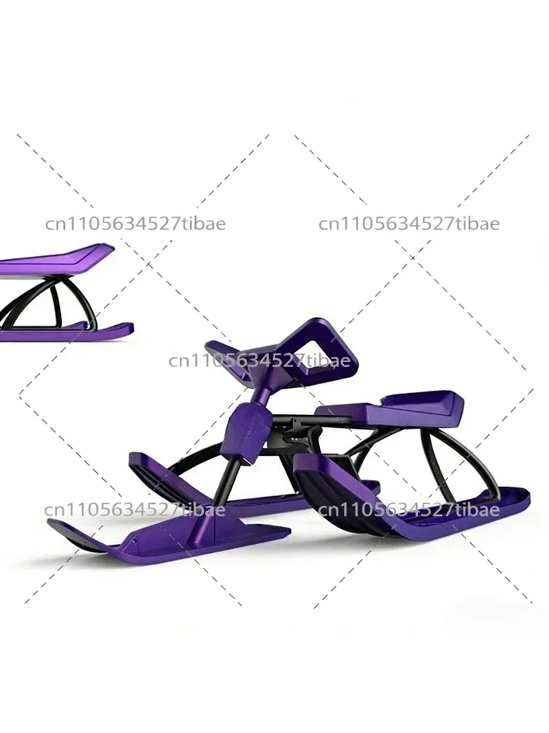 Snowfield Bestseller Sled for Children And Adults - Free Skating Snowmobile Fun Winter Outdoor Activity