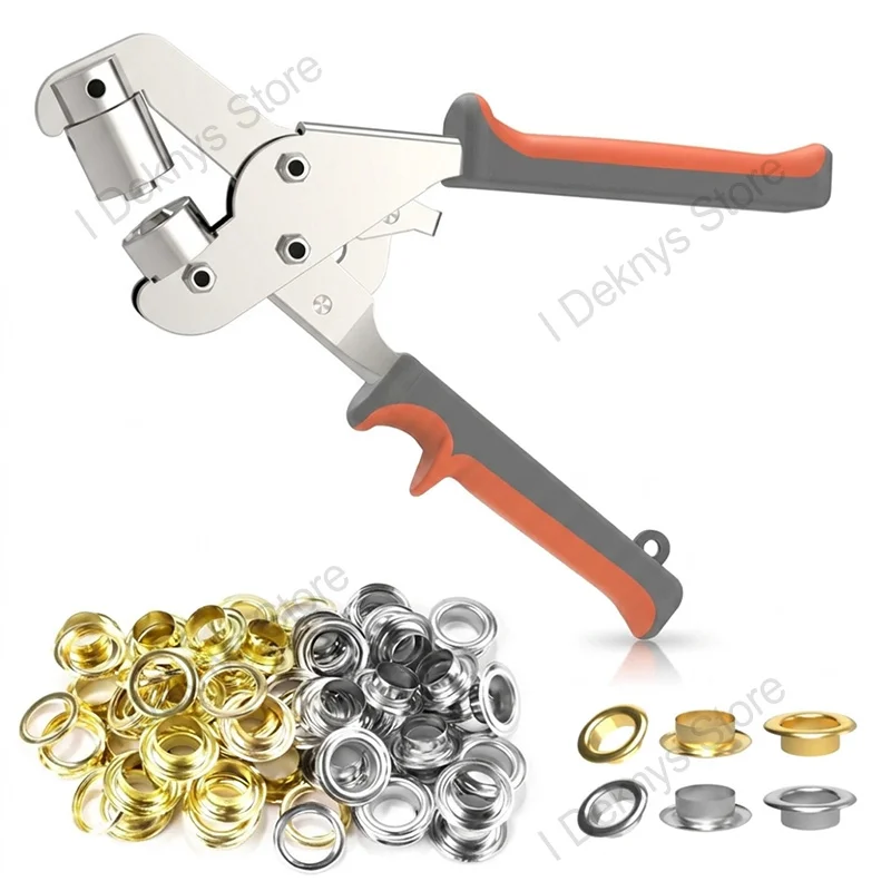 

Ручной инструмент для пробивки отверстий 6 мм/10 мм, набор плоскогубцев для установки металлических люверсов и заклепок, для рукоделия и работы с кожей