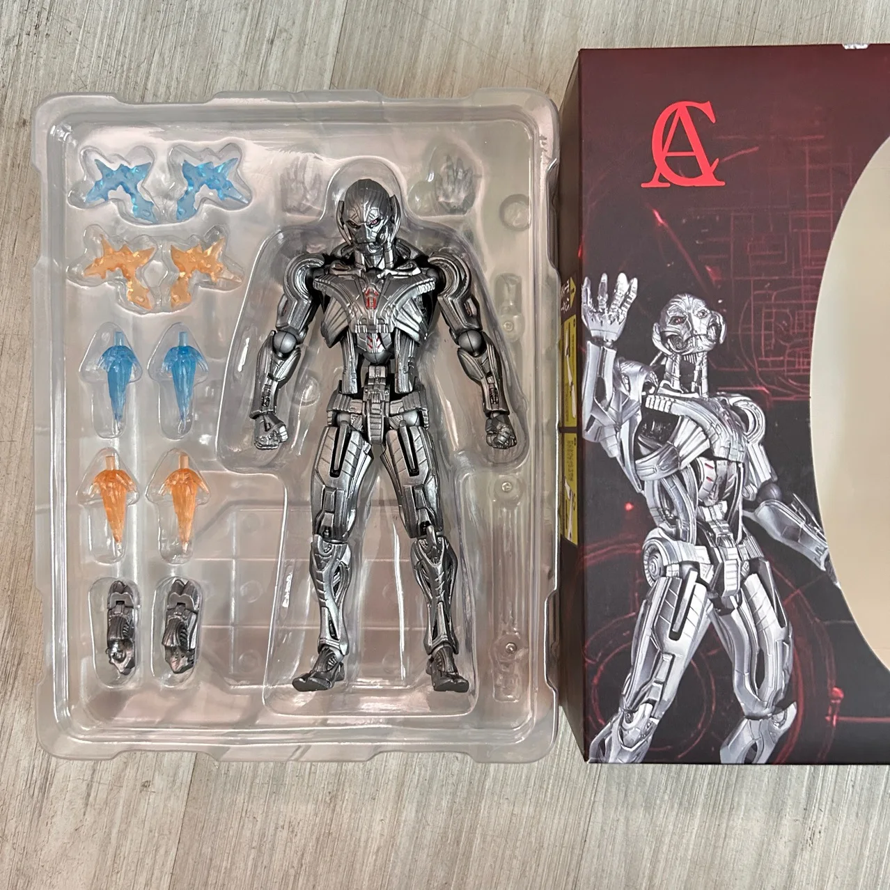 

В наличии AC Factory Marvel Ultron Фигурки Игрушки Kaiyodo Удивительные Yamaguchi Мстители Аниме 16 см ПВХ Коллекционная модель Подарки для мальчиков