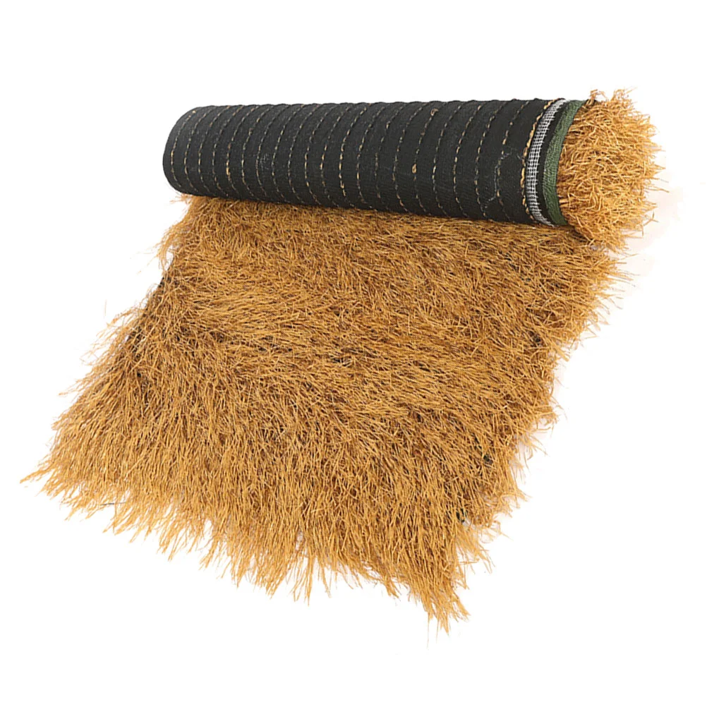 

Thatched House Tiles Rug Simulation Roof for Garden DIY Mexican Straw Fake Roofing Decorative Windmill