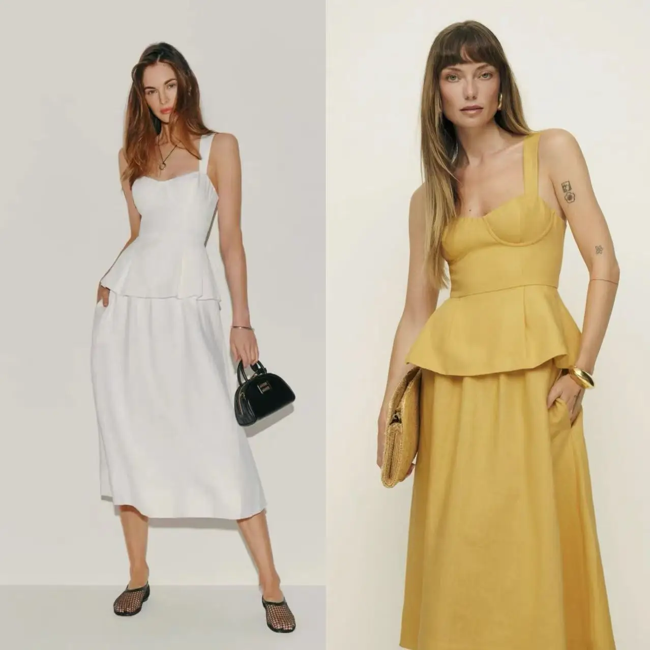 

Faionable Summer Linen Crop Top with Lace Trim And Elastic Waist Skirt Slimming Sle French Country Sle Women's Set