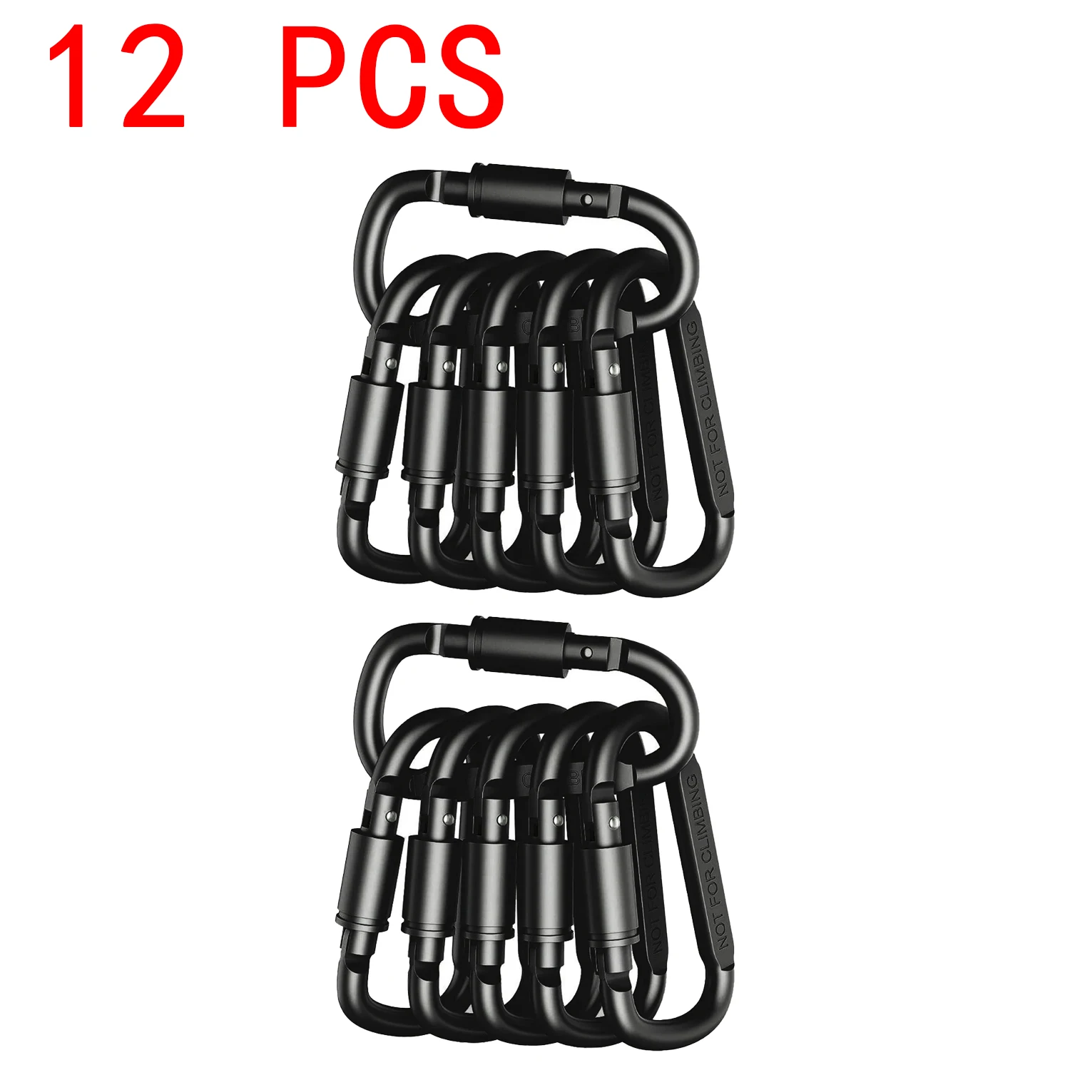 4-6PCS Karabijnhaak Set Voor Sleutel Camping Survival EDC Outdoor Sleutelhanger Clip Legering Aluminium Tactische Caribiner Haak Karabijnhaken