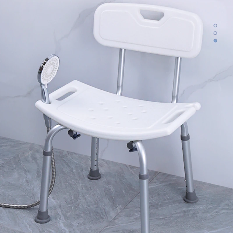 

Back Folding Shower Stool Wooden Unique Portable Wooden Shower Stool Restroom Elderly Sgabello Da Doccia Bathroom Furniture