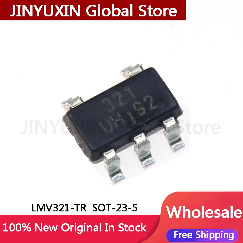 100Pcs LMV321-TR  LMV321 321 SOT-23-5 IC Chip In Stock Wholesale