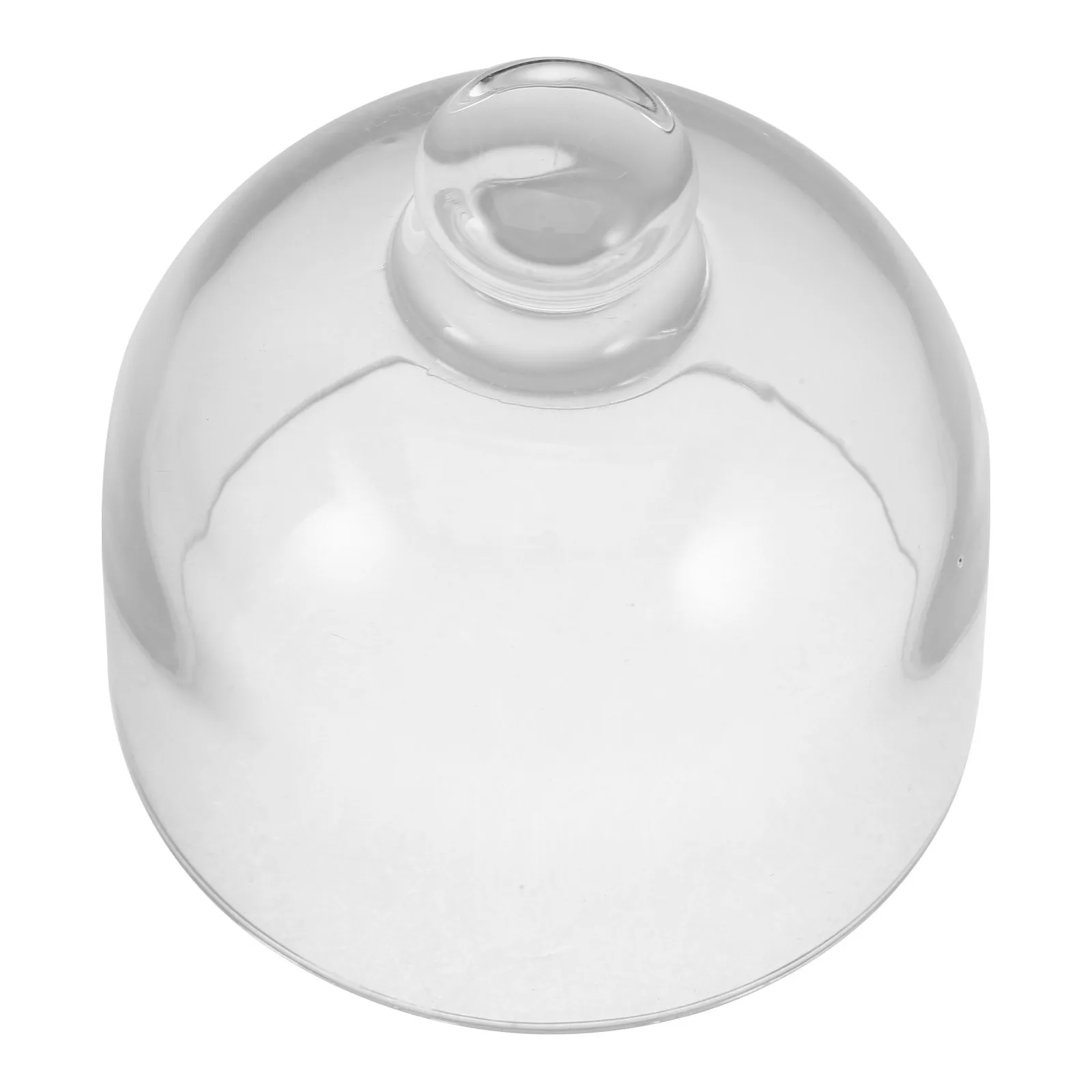 

Glass Dome Cover for Cake Round Clear Food Cloche Lid for Bakery Pastry Cheese Display Versatile Fit Daily Use