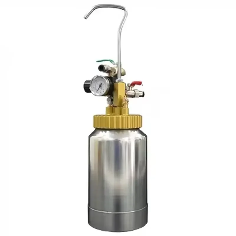 2L Customizable Paint Pressure Tank with Spray & Pneumatic Barrel OEM Supported Spray Pneumatic Paint Tank