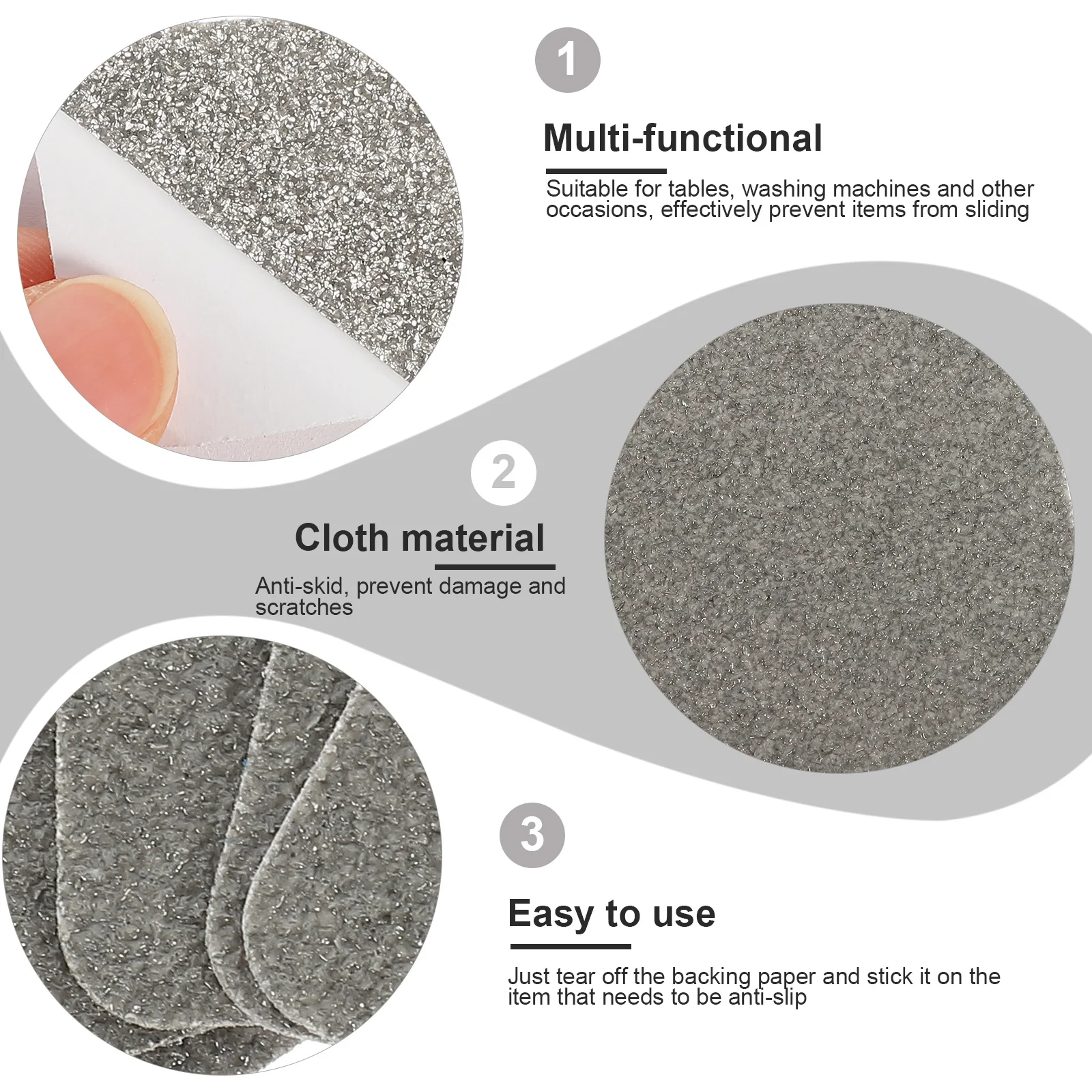 

10pcs Anti Slip Stickers For Table Washing Machine Furniture Self Adhesive Non Skid Pads Chair Leg Protectors Floor Protector