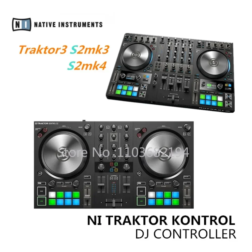 Ni Traktor/S2 S4mk3  Audio  Entry-Level Dj Disc Controller Novice Dj Disk Recorder