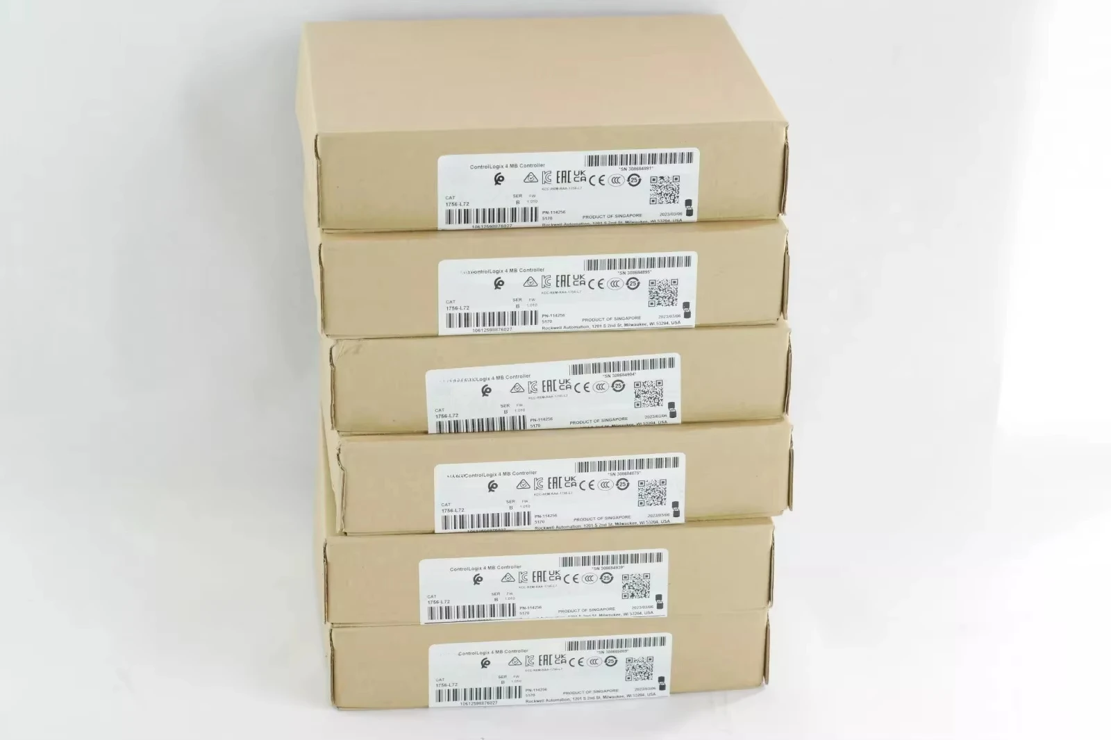 2023 1756-L72 /B GuardLogix Processor Tech, Non ouvert, Neuf