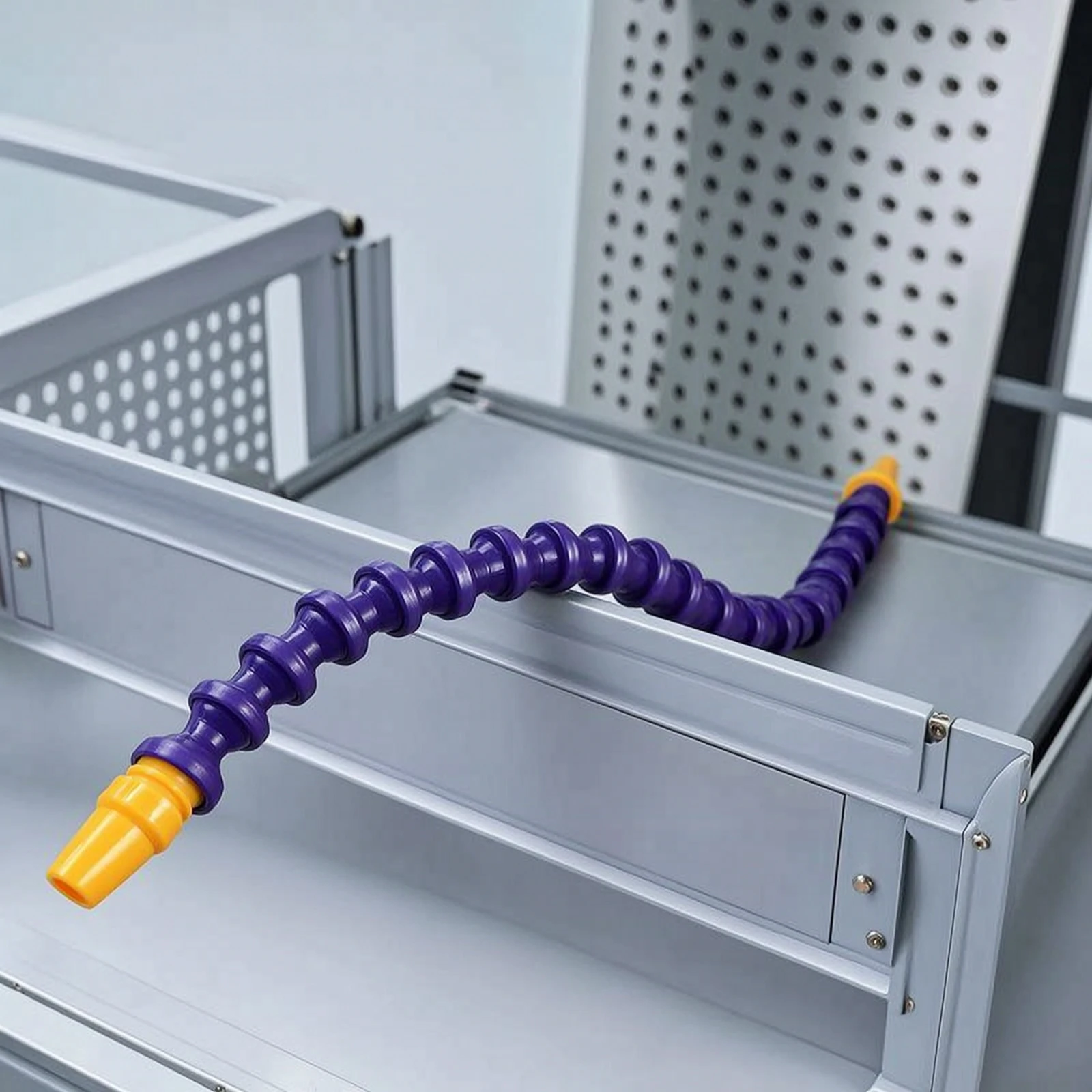 Coolant Hose with Round Nozzle Easy to Install Flexible Coolant Hose Spray Line Lightweight Tube Compact for Machinists