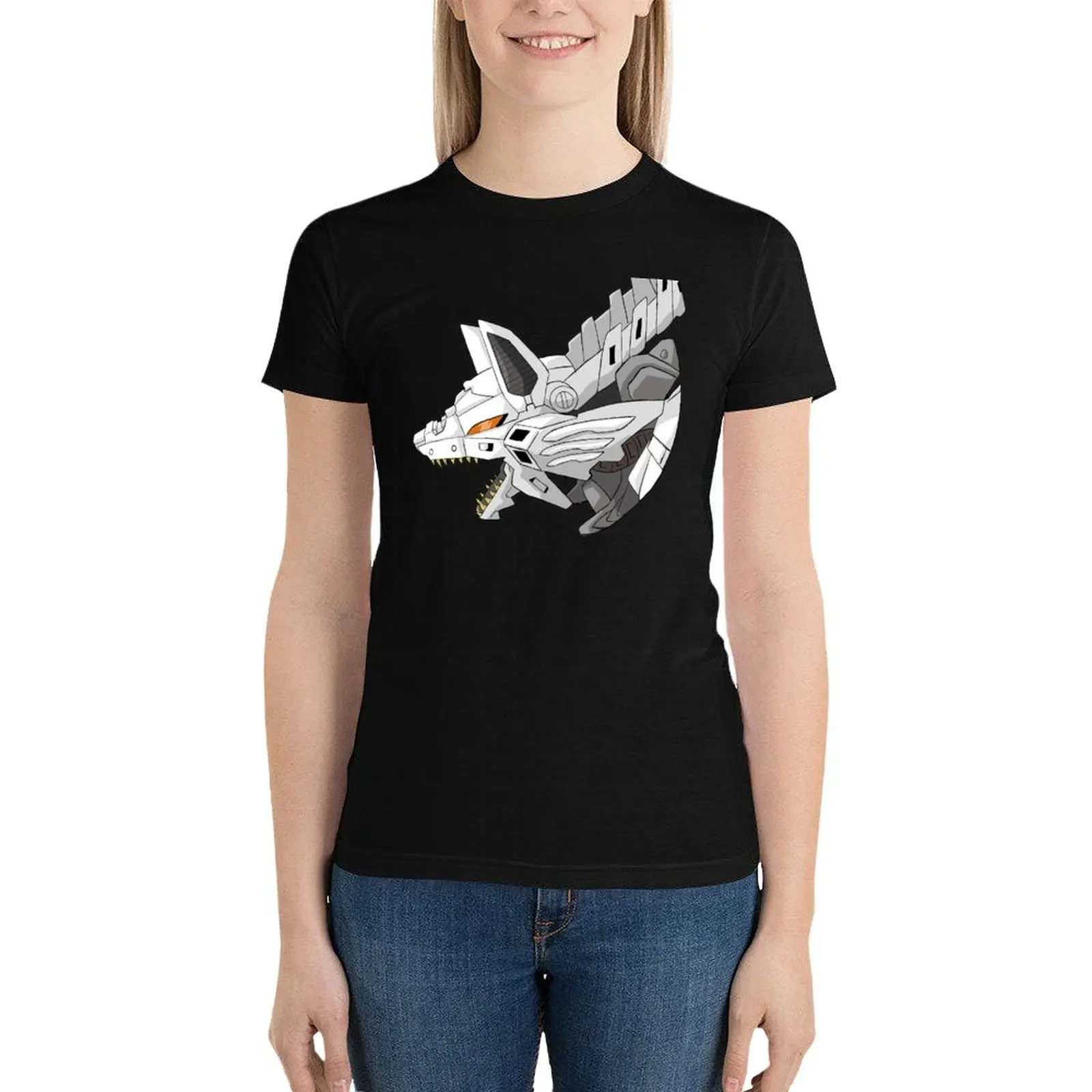 Zoids Konig Wolf Sticker T-Shirt Short sleeve tee tops summer top aesthetic clothes t shirts for Women