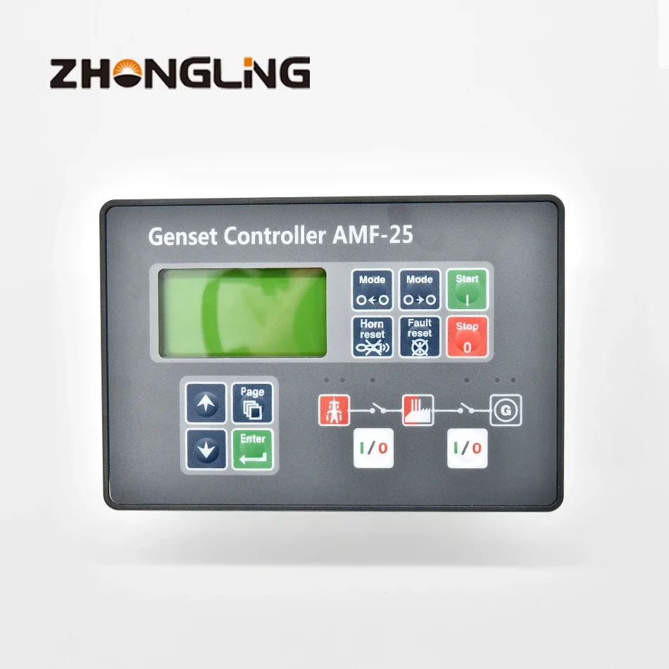 AMF 25 Multi-Language Generator Synchronizing Controller for Diesel Generator and Genset Control Box