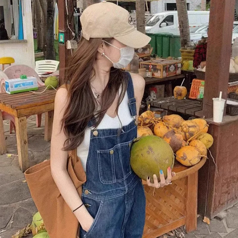 Korean Style Neck Hanging Small Camisole Vest for Women in Summer Dopamine Wearing Pure Desire Style Spicy Girl Sleeveless Top
