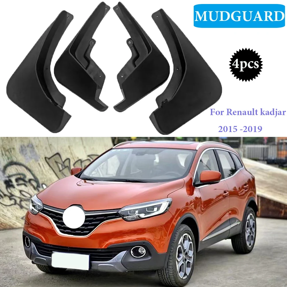 

New upgrade Car Mud Flaps for Renault kadjar 2015 2016 2017 2018 2019 Mudguard Splash Guards Fender Mudflaps Auto Accessories