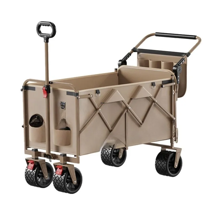 Cart Outdoor Folding Push Camp Picnic Travel Trailer Home