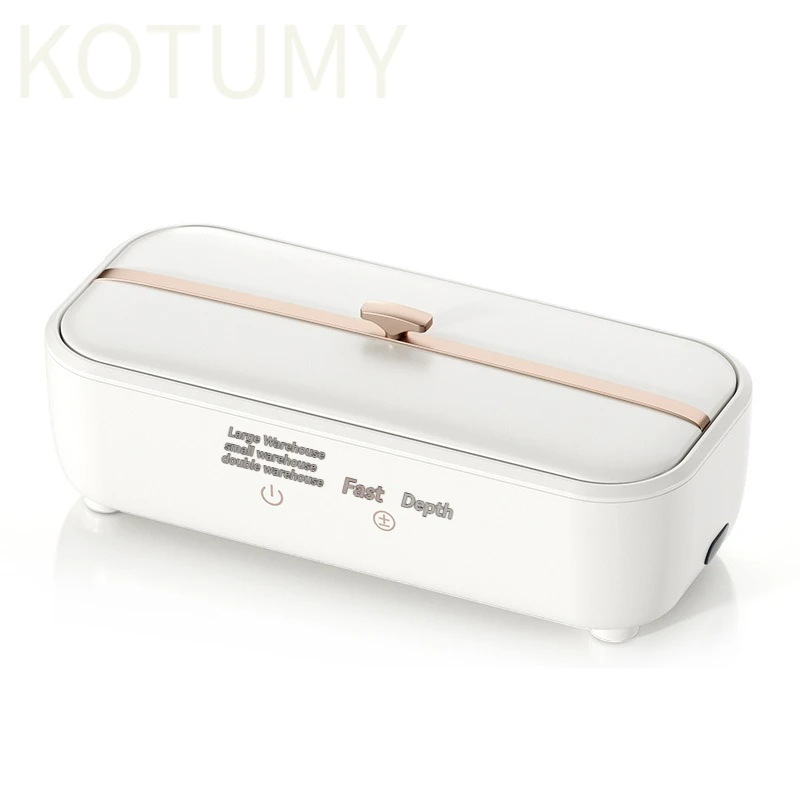 Multi-Function Dual-Tank Ultrasonic Cleaner for Contact Lenses, Dental Retainers & Jewelry
