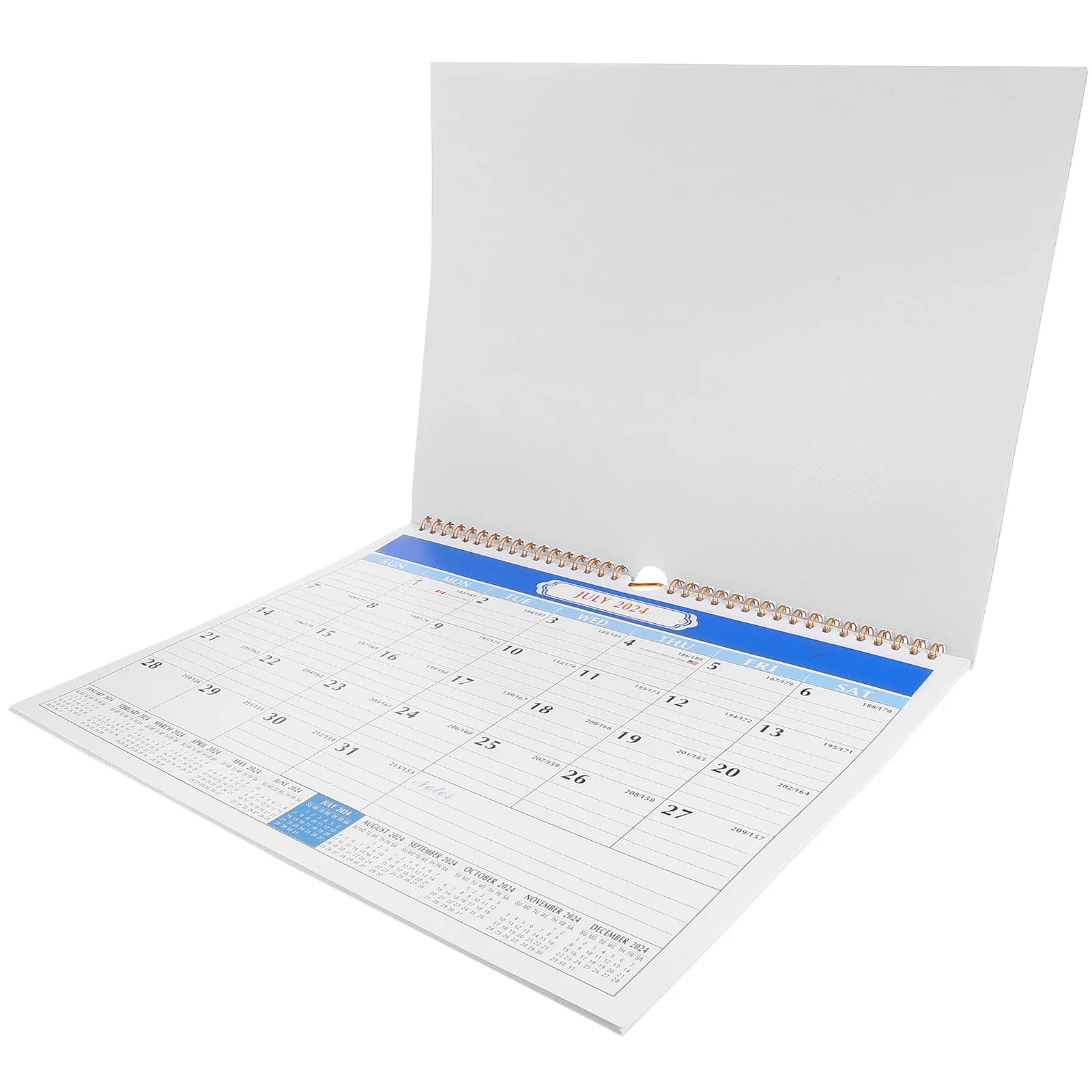 

Wall Calendar Monthly Planner Small White Daily Calendars Home Office Accessory Clear Printed Hang Design 2024 2025 Hanging Wall