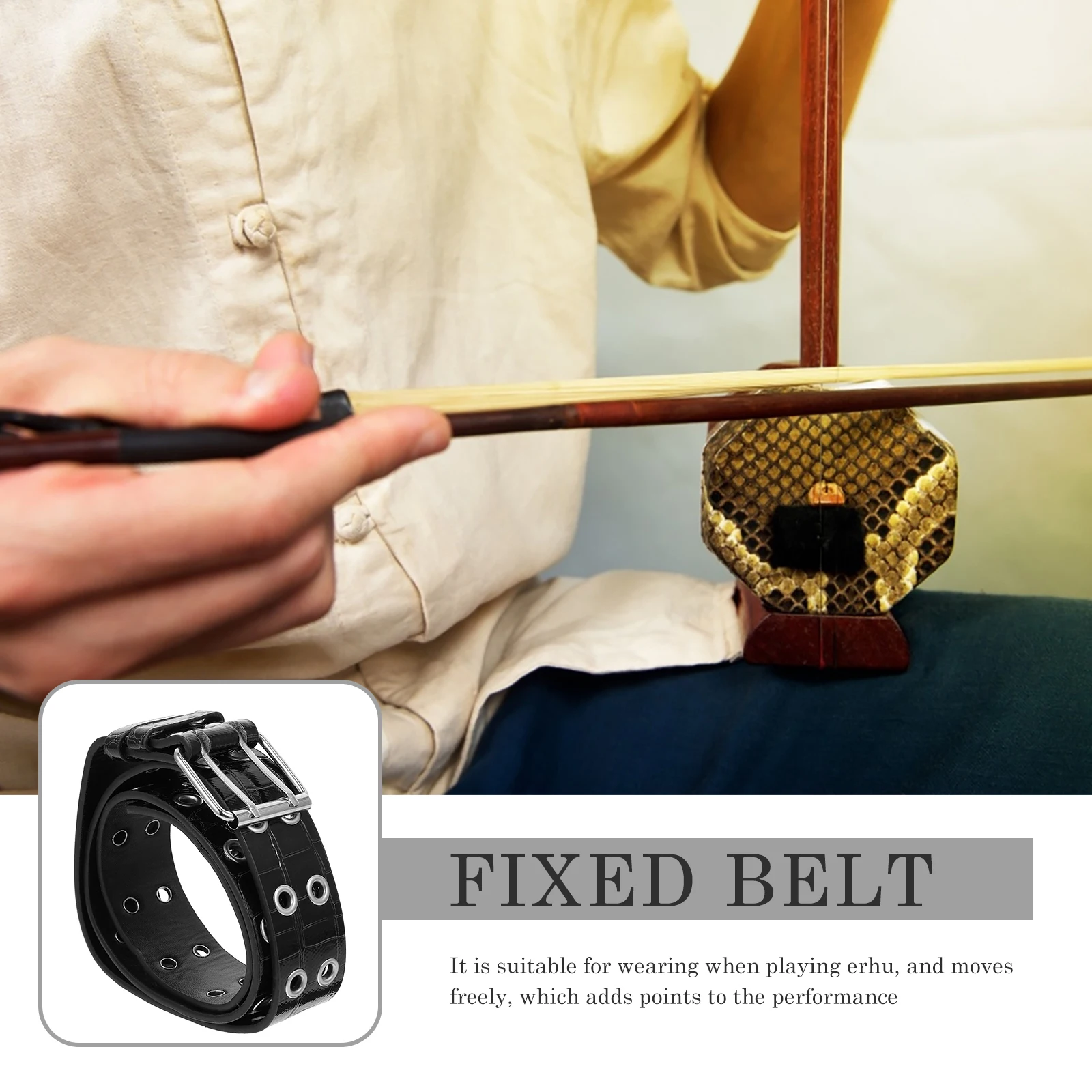 

Adjustable Erhu Belt Waist Playing High Quality Pu Premium Performance Band