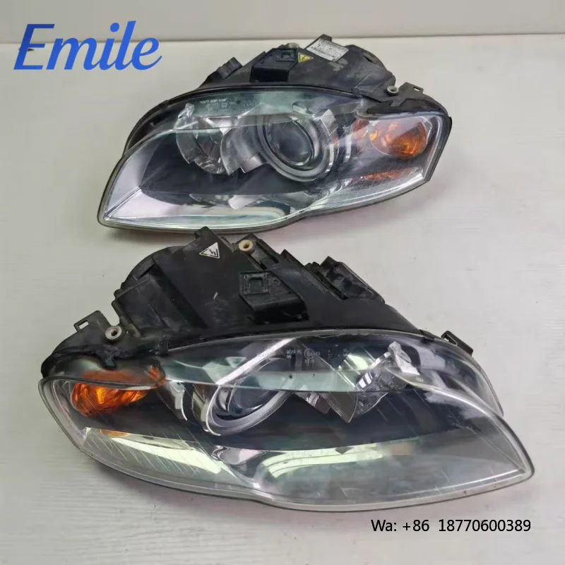 Xenon Headlamps for Audi A4 (8E/8H) 2005 2006 2007 2008 with Projector Lens High-end 11 Pin for audi A4 B7 Headlights Bi Xenon