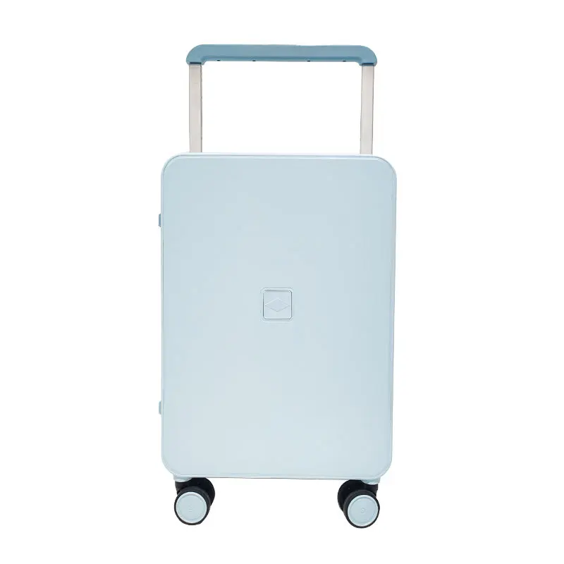 High quality candy color aluminum frame wide trolley universal wheel suitcase G982