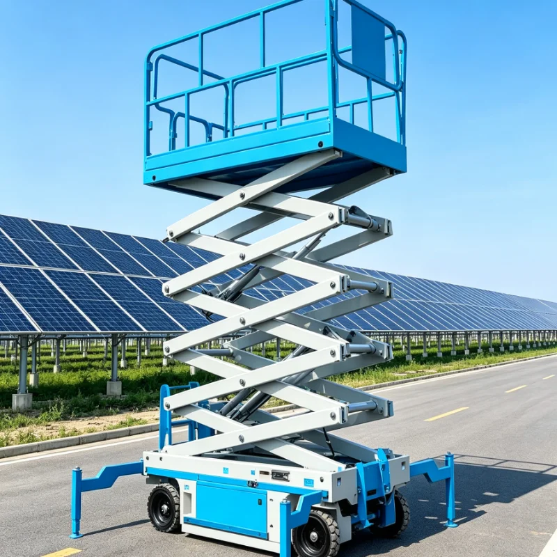 Customized Heavy Duty Scissor Lift Platform Industrial Hydraulic Table Cart Mobile Adjustable Height Commonly used in the US