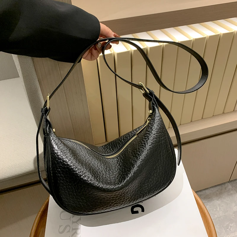 100% Genuine Leather Women Handbags 2023 New Cow Leather Luxury Designer Crossbody Ladies Shoulder Messenger Female Fashion Tote