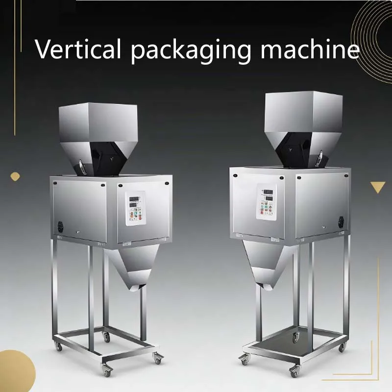 

Vertical packaging machine for flour grain seed tea screw coffee bean cat food filling machine