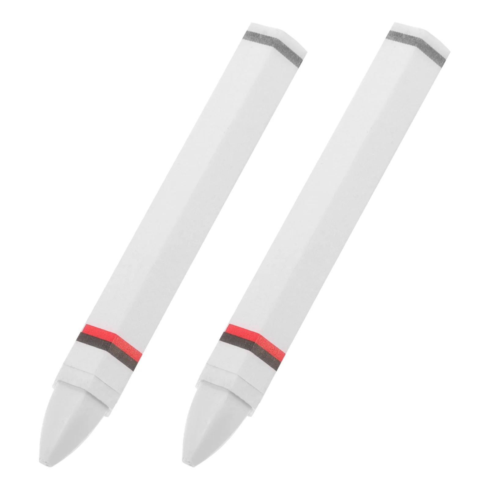 2 Pcs Wax Pencil Mark Pens Marker Tire Marking Car Supplies Crayon Repair White