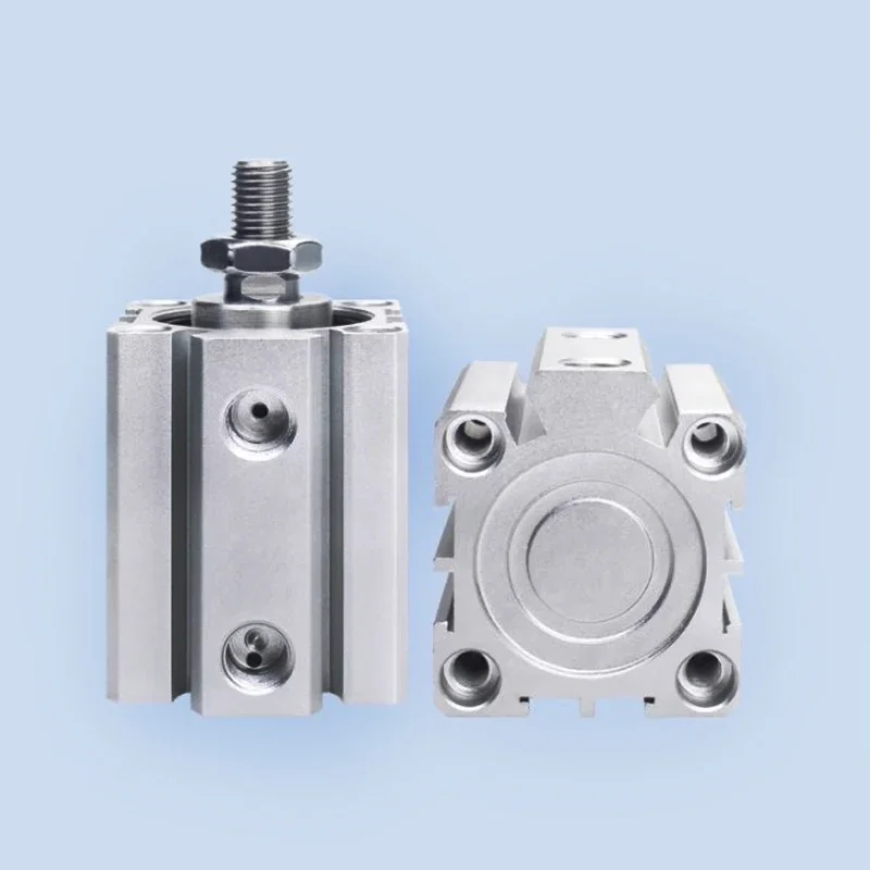 SDA B Series Male Thread Bore 12 16 20 25 32 40 50 63 80mm Stroke 5 10 20 25 30 40 45 50mm Air Pneumatic Compact Thin Cylinder