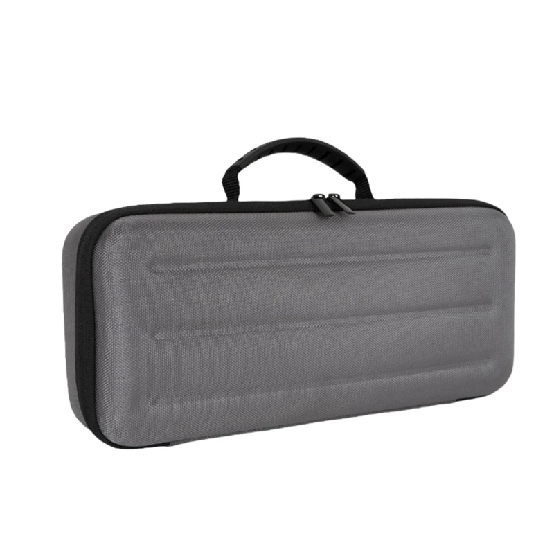 Travel Case for 75% Mechanical Keyboards, Secure 84 Key Hard EVA Case with Soft Interior Lining and Hand Straps