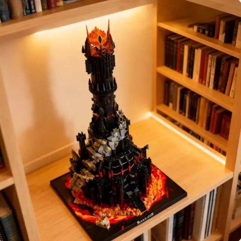 De goedkoopste 5471-delige zwarte toren, donker model bouwstenenset, speelgoed voor verjaardagscadeaus, verzamelaarseditie.