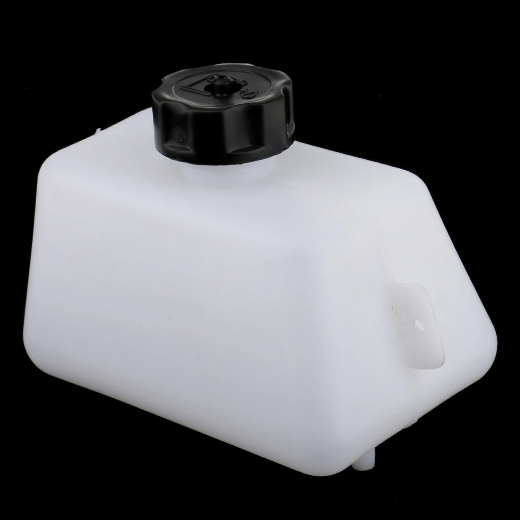 

White Body Black Cap Plastic Motorcycle Petrol Fuel Tank for 43cc 47cc 49cc Mini Moto Pit Dirt Bike Dirtbikes Filter