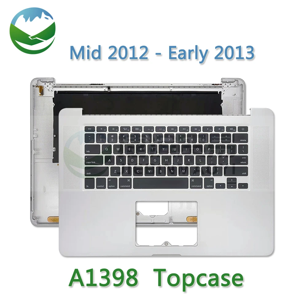 Оригинальный верхний чехол A1398 для MacBook Pro Retina 15 дюймов A1398 с клавиатурой US UK Spanish French Germa Mid 2012 - начало 2013 г.
