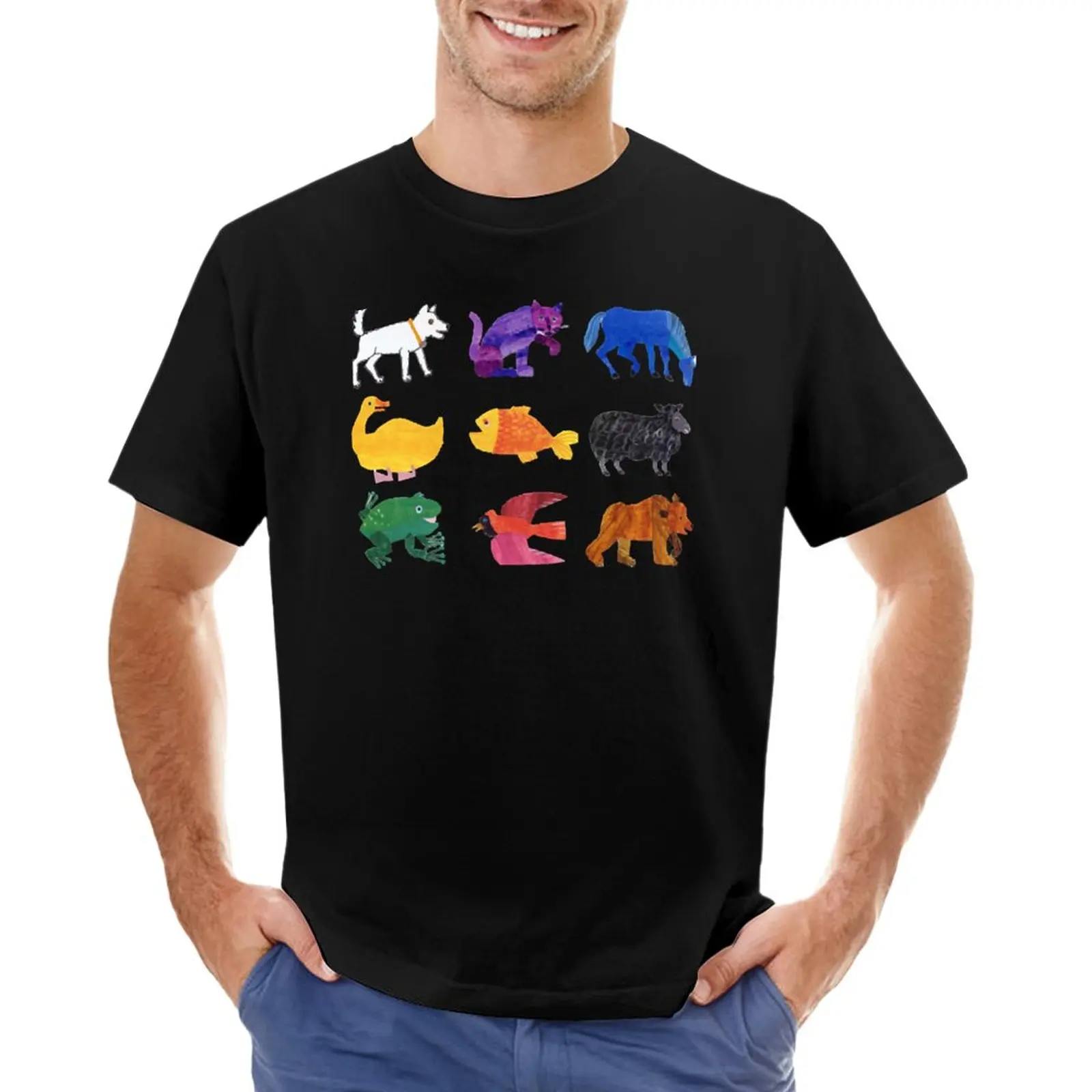 

Eric Carle Animals T-Shirt for a boy customizeds blanks mens graphic t-shirts anime