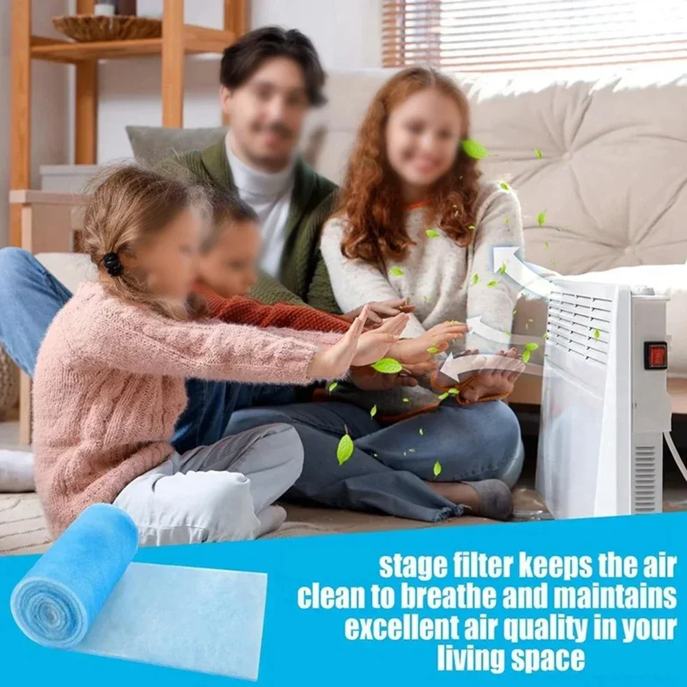 Air Purification Filter Reusable Air Filter Complete Air Filtration Easy-to-Cut Design Efficient Air Purification For Vents