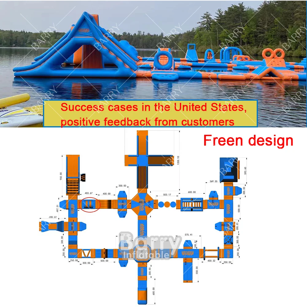 الولايات المتحدة الأمريكية حالات نجاح الكبار الرياضة أكوا المياه متعة بارك لعبة نفخ العائمة أكوا بارك لبحيرة البحر #2