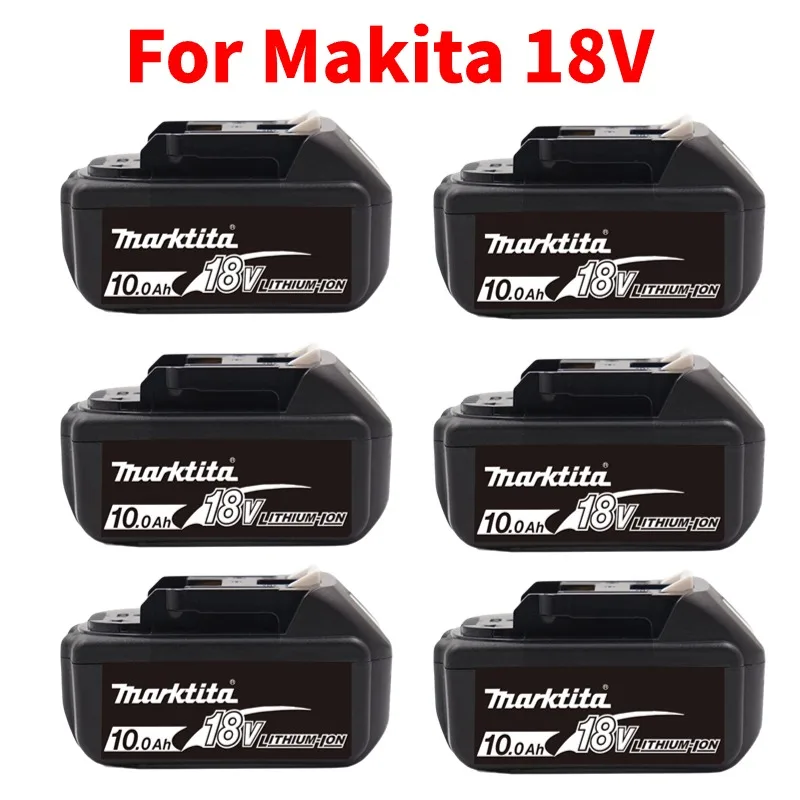 18V 10.0Ah BL1860b Rechargeable Li-ion Battery for Makita 18V Power Tools BL1860 BL1830b BL1850b BL1840 LXT-400 Cordless Drills