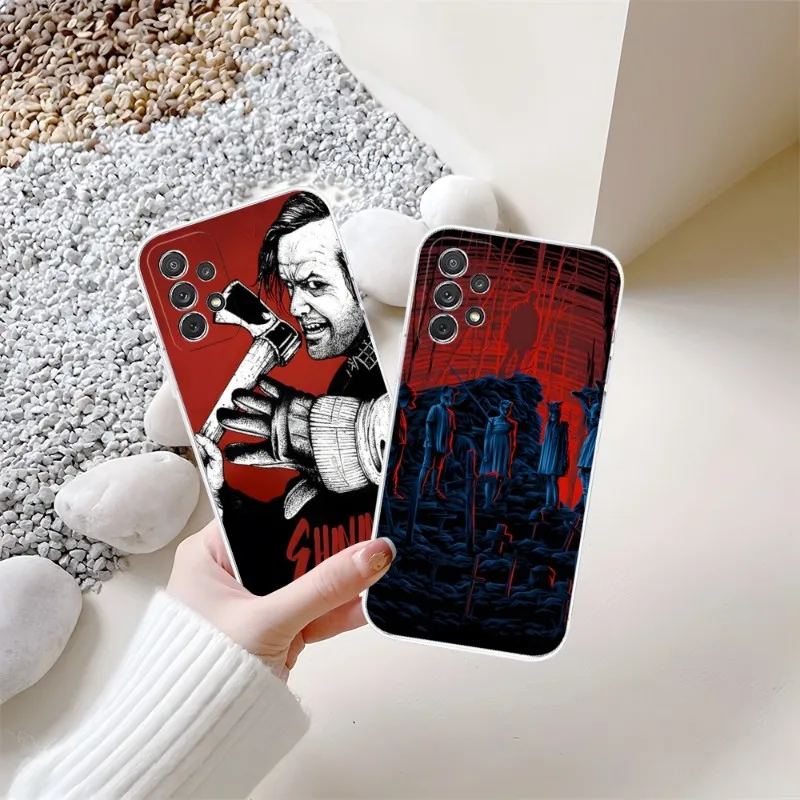 The Shining Stanley Kubrick Phone Case For Samsung S23 S20 S30 S22 S10 20Fe Note 20 10 Pro Plus Ultra A12 A42 A71 A91 Clear