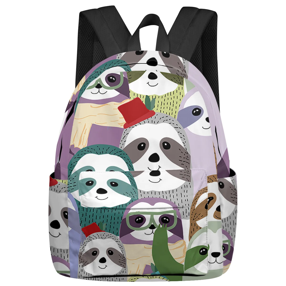 

Sloth Family Collection Large Capacity Backpack Men Laptop Bags High School Teen College Girl Student Mochila