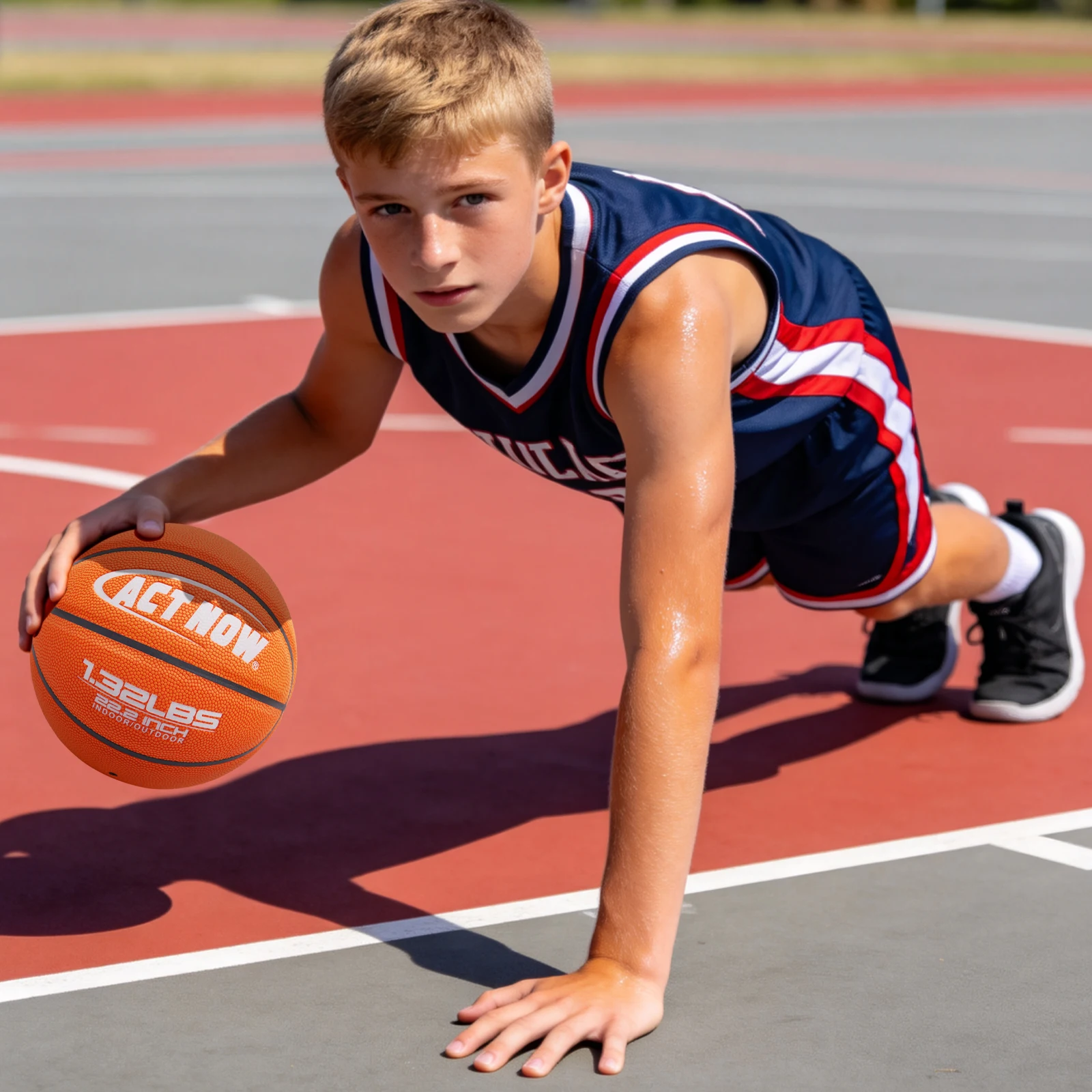 Trainer Weighted Basketball-Size 3 Small Heavy Ball Youth Mini Ball.Indoor/Outdoor.Improves Handling, Dribbling&Passing Skill