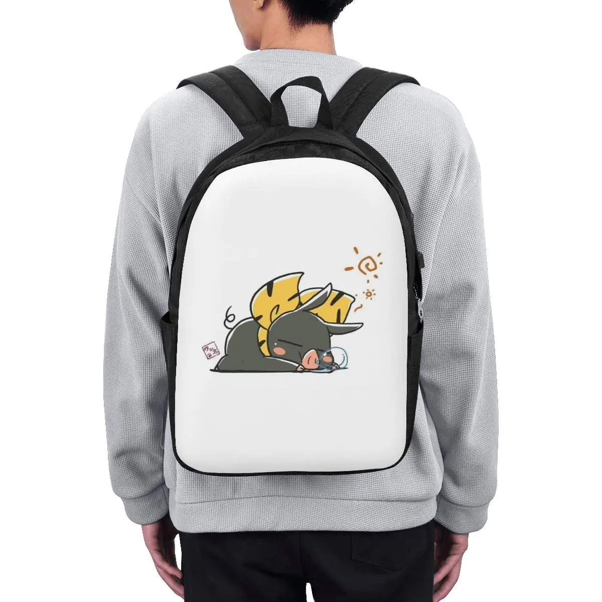 

RanmaSaotome Pig Girls P Chan Backpack Travel Notebook Bag ComputerCollege Student School Bag Laptop Shoulder Bags for Men Women