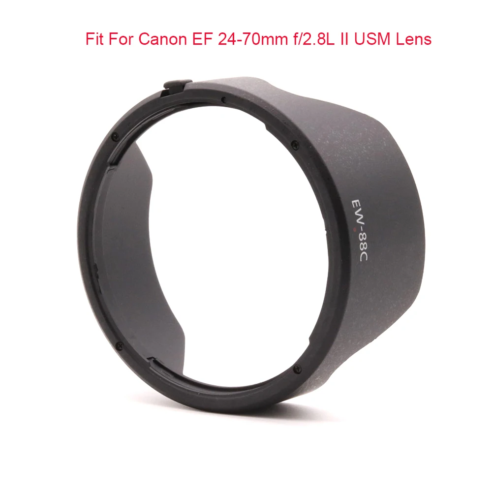 EW-88C para Canon EF 24-70mm F2.8L II USM, reemplazo de capó de lente EW88C