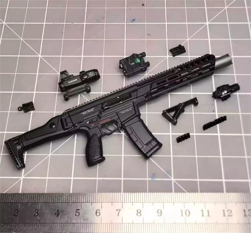 

For Sale 1/6th Easy&Simple ES GA1010S SAS Main Weapons HK433 Toys Model Sight PVC Material Not Real For 12" Doll Figure Collect